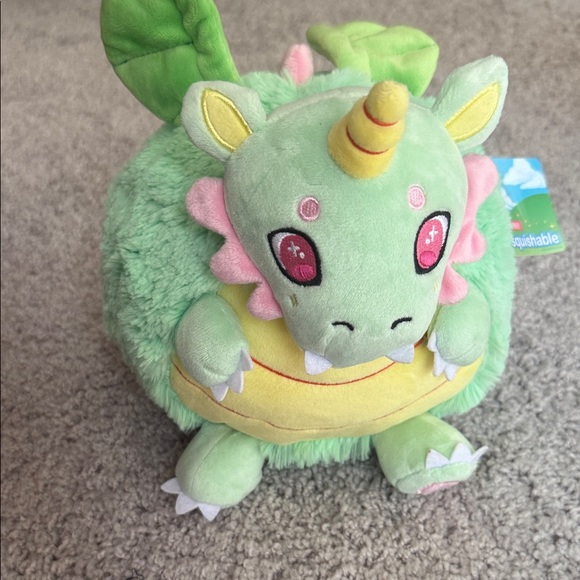 Squishable Green Dragon Plush Toy New - Picture 1 of 5